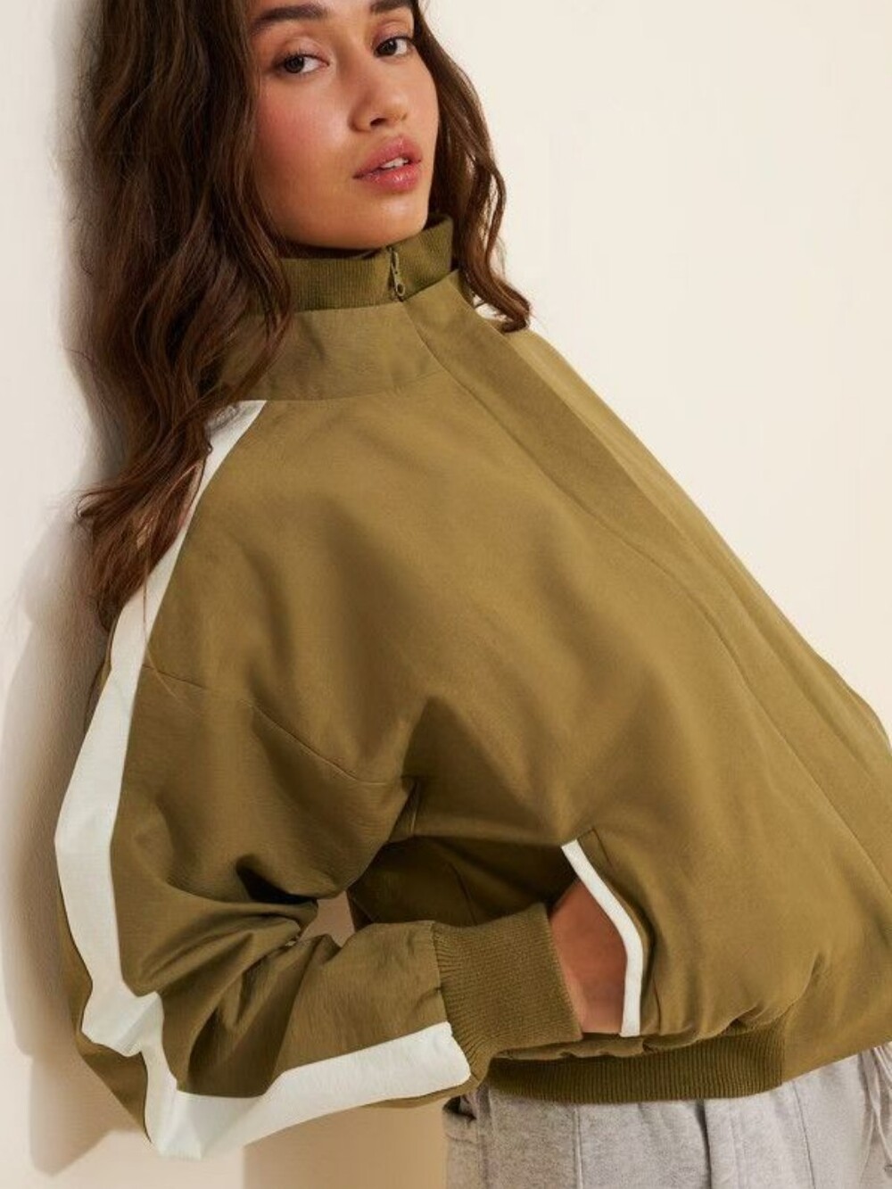 Find Me Now Sable Track Jacket - Picture 2 of 9